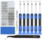 Kit di riparazione degli occhiali con 1000 piccole viti e 6 cacciaviti magnetici, kit di riparazione occhiali per occhiali, occhiali da sole, orologi, gioielli