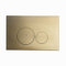 Swiss Madison Well Made Forever Wall Mount Actuator Flush Push Button Plate in Brushed Brass (SM-WC001Z)