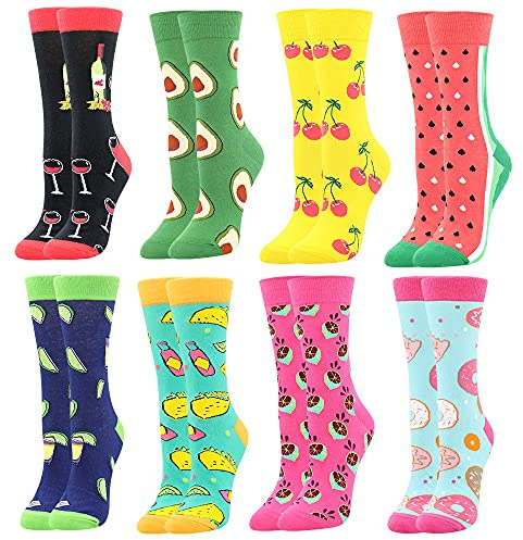 BONANGEL Lustige Socken Damen Bunte Halloween Socken für Damen 36-40 | Kürbis Socken Damen Baumwoll Kleidersocken, Lustige Halloween Spinnen Geschenksocken für Frauen Frau Mutter Mama Oma