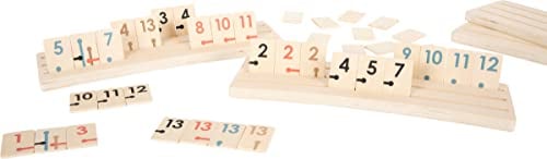 small foot Rummy Gold Edition aus Holz, modernes Gesellschaftsspiel für die ganze Familie, ab 7 Jahren, Art. 12224