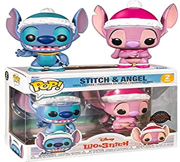 Funko Pack 2 Pop! Stitch & Angel Exclusivo (Lilo & Stitch)