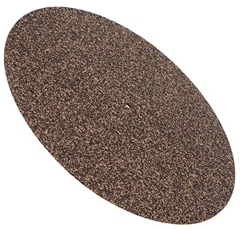 Schallplattenunterlage, Plattenteller-Unterlage im Retro-Look für Schallplatten