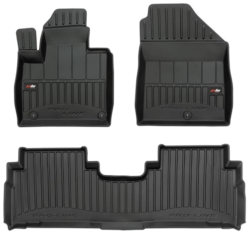 MOTOS Gummimatten Auto Fussmatte passend für Kia Sorento III 2014-2020 Verbessern Sie Ihren Reisekomfort mit Antirutschmatte Auto 3D- Allwetter fußmatten Auto, Schutz vor Verschmutzung