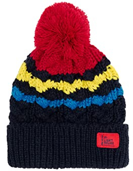 LightHouse Kids Bobbie Warm Bobble Cable Knit Hat - Childrens Winter Outdoor Headwear