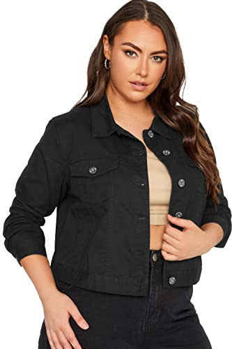 Yours Curve Denim Jacket - Women's - Plus Size Curve