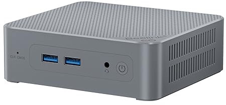 Beelink Mini PC, EQ12 Intel 12th Gen N100(jusqu'à 3.4GHz) 4C/4T, Mini Ordinateur 16GB DDR5 RAM 500GB SSD, PC de Bureau Triple Affichage USB-C&Dual HDMI 4K 60Hz/Dual 2.5Gbps/WiFi6/BT5.2 Grey