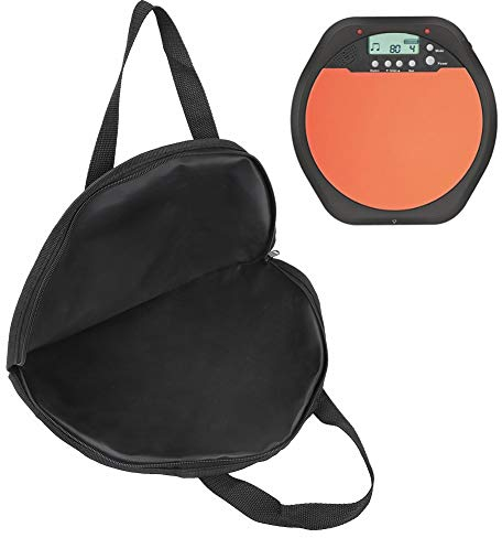 Dumb Drum Bag, Beckentasche, Wasserdichte Übungspad-Tasche aus Oxford-Stoff, Tragbar, 14 Zoll, Schwarz, für Musikbuch-Clip, Dumb Drum Pad, Anfänger, Musikbegeisterte