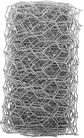 POPETPOP Sechseckiger Stacheldraht Gitterzaun Metall-Hardware-Tuch Huhn Ornament hühnerzaun Draht für Geflügelnetze Maschendraht für Hühnerzäune verzinkt Zaunnetz Fuß Siebdruck Hühnerdraht