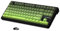 LexonElec x Attack Shark M87 75% Kabellose Gaming-Tastatur, BT5.0/2,4G/Wired, 27 RGB Backlit, TKL Mechanische Hot Swap Linear Schalter, QWERTY Seitlich Bedruckte Farbverlauf PBT Keycap-Schwarz/Grün