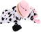 TOYANDONA Stofftier-handpuppe Gefüllte Puppen Süße Kuhpuppe Ausgestopfte Kuhpuppe Fingerpuppen Für Nutztiere Tierische Handpuppe Tierpuppe Mit Beweglichem Mund Handpuppen Für Kinder Plüsch