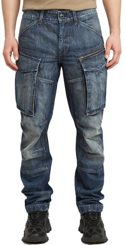 8719965012981 Rovic Zip 3D Regular Tapered Denim, Multicolore (Antique Blue Creek D23077-d315-h553), 28W / 30L