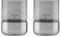 blomus Windlicht 2er Set -Calma- | Kerzenhalter aus hochwertigem Stahl und Glas | Farbe Stainless Steel | Größe XS | 7L x 7B x 9,5H cm | Indoor | exkl. Kerze
