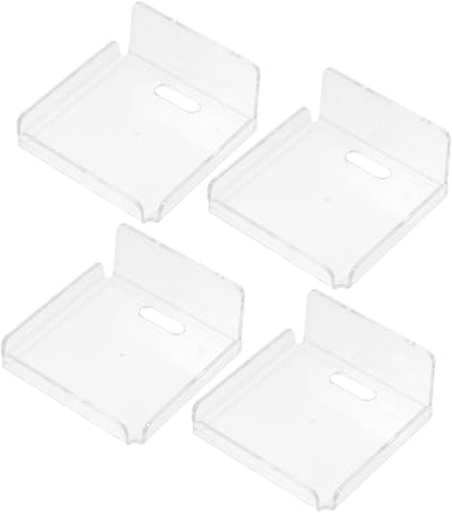 MAGICLULU Wandkamerahalterung aus Acryl 4 Stück Platzsparend Stabile Wandmontage für Sicherheitskameras und Babyphone