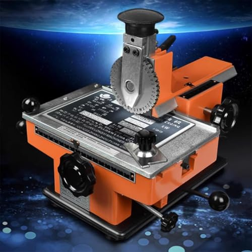 Sweet taize Halbautomatische Prägemaschine für Metallplatten, Stanz- und Markierungsmaschine für Typenschilder, Metallstempeldrucker, Prägegerät für Erkennungsmarken, Ausweiskarten, 6 mm