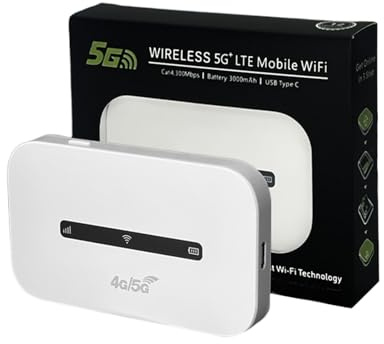 Router WiFi Mobile - Dispositivo Hotspot Internet 3000mAH, Tipo-C WiFi Hotspot Dispositivi Portatile LTE Wireless Router | Dispositivo Hot-Spot 4G MIFI Card per la casa, uffici, uso esterno