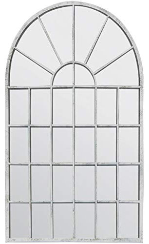 MirrorOutlet Grande Bianco Sporco Giardino Arco Rustico Parete Specchio 2 FT7 x 1 FT8 (79 cm x 51 cm)