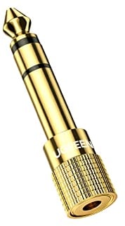 UGREEN Headphone Jack Adapter 6.35mm 1/4 to 3.5mm 1/8 inch Stereo Audio Adaptor 6.3mm Aux Jack Plug Male to Female Converter for Electric Piano,Keyboard,Guitar Amp,Mixer,Speaker,Earphone,Laptop,Phone