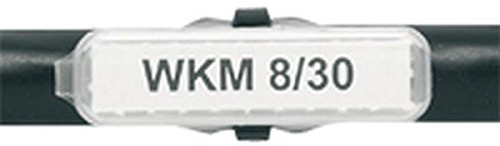 LEMAX® Kabelmarkierer WKM 8/30, transparent, Polypropylen, 30x8mm, 50/VE