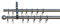 Tilldekor ausziehbare Gardinenstange FORMENTOR, 2-Lauf, edelstahl optik, Ø 16/19 mm, 120 - 230 cm, inkl. Trägern und Ringen