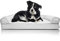 Furhaven Large Orthopedic Dog Bed Quilted Sofa-Style w/Removable Washable Cover - Silver Gray, Large