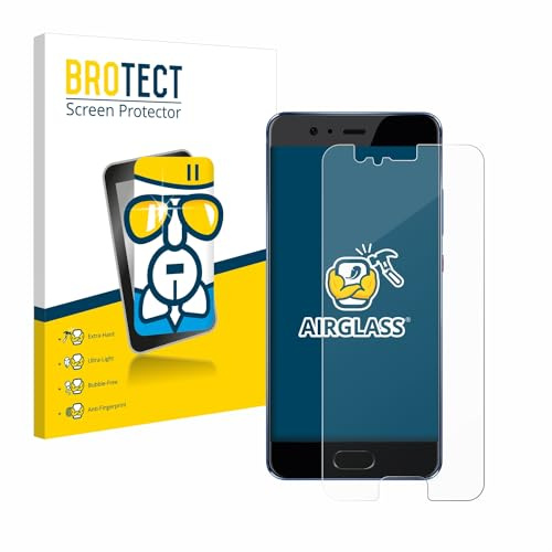 BROTECT Schutzglas für Huawei P10 | Transparenter Displayschutz Made in Germany Schutzfolie Panzer Folie Glas 9H Anti-Fingerprint Einfache Montage Clear