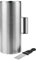 Flexzion Metal Guiro With Scraper Shack 5 X 12 - Round Cylinder Stainless Steel Latin Hand Percussion Instrument With Handle Guiro Musical Training