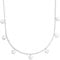 XENOX® | Plättchen Halskette - Damen Halskette aus hochwertigem 925/- Sterlingsilber | XS3690