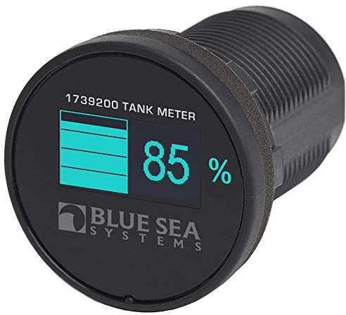 Blue Sea Systems 1739200 Mini OLED Tank Meter, Blue