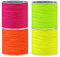 TOKYMOON 0,8 mm 45 m Nylonschnur Gemischten farbigen Schnur für DIY Halskette Armband Handwerk für perlen Schmuckherstellung Schnur Stretchfaden Draht Stoff Crafting String(Fluoreszierendes Rosenrot)