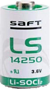 Saft LS 14250 1/2AA Lithium-Thionylchlorid Batterie 3,6V 1200mAh UN3090 - SV188
