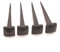 Forgé à la main à la main Antique rustique carré Vintage tête victorienne forgé fer noir clou bois artisanat épingles ongles 4 pièces