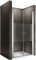 Porte de douche 68x180 cm verre sérigraphié Hauteur 180 cm - ajustable de 68 à 72 cm