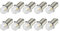 Ruiandsion Upgrade Ampoule de lampe de poche LED 4.5V P13.5S Prise de base Blanc chaud Ampoules LED de remplacement pour lampes de torche de lampe de poche de phare, sans polarité (lot de 10)