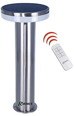 Ribimex - PRLUMSOL4/050 - Lampadaire Solaire 54 cm TIMEO - avec télécommande
