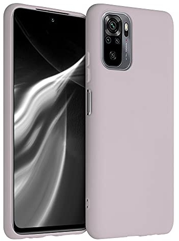 kwmobile Hülle kompatibel mit Xiaomi Redmi Note 10 / Note 10S Hülle - weiches TPU Silikon Case - Cover geeignet für kabelloses Laden - Purple Cloud