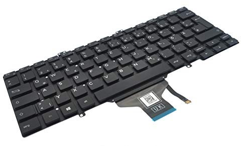 Dell Latitude 7400 German QWERTZ Backlit Keyboard VWKCT