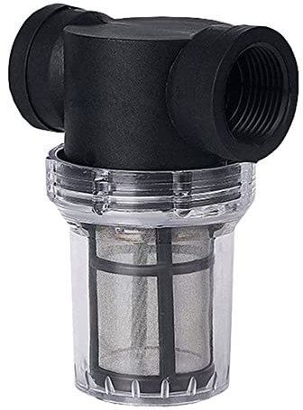 bzcemind 1 stücke Gartenfilter Kunststoff Transparente Bewässerungssystem Verunreinigungsfilter Aquakultur Haushalt Wasserleitung Filter,G1 80 Mesh