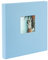 goldbuch 27 729 Bella Vista Fotoalbum mit Bildausschnitt Himmelblau, Erinnerungsalbum im Format 30 x 31 cm, Foto Album 60 weiße Seiten mit Pergamin-Trennblättern, Fotobuch mit Leineneinband, Blau