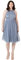 Maya Deluxe Damen Embellished Halter Neck Midi Dress Brautjungfernkleid, Dusty Blue, 38