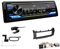 JVC KD-X472DBT 1-DIN Autoradio Bluetooth USB inkl DAB Antenne Einbauset passend für Mercedes-Benz B-Klasse 2005-2011 schwarz Audio 10 inkl Canbus