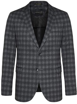 bugatti Herren 497088-49278 Sakko, Dunkelgrau-40, 54 EU