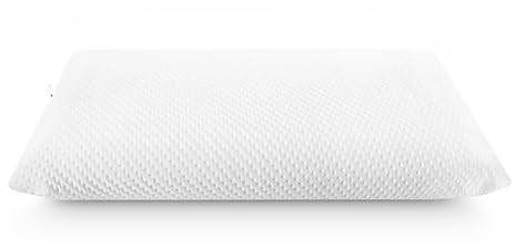 Mister Sandman Ergonomisches Kissen 40x80, Nackenkissen mit 2X Kissenbezug, Visco Kissen perfekt geeignet für Bauchschläfer, Rückenschläfer und Seitenschläfer, Memory Foam Kissen