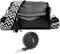 XUSSTAM Handtasche Damen mittelgroß Schwarz Umhängetasche Damen Klein Crossbody Bag Damen Veganes Leder Verstellbare breite Schultergurte