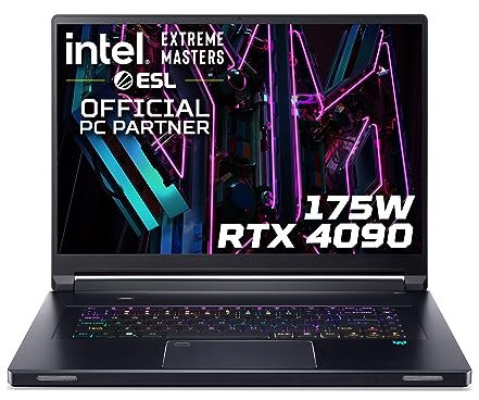 ACER Predator Triton 17 X PTX17-71 Intel Core i9 32GB 2TB RTX 4090 250Hz WQXGA 17 Inch Windows 11 Gaming Laptop