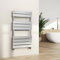 S'AFIELINA Towel Rail Radiator, 950 x 500mm Towel Radiator Flat Panel Central Heated Radiator Versatile Wall/Floor Mounted Bathroom Radiators, Chrome