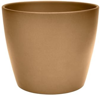 Ivyline Planter, Ceramic, Brushed Gold, 14 x 15cm
