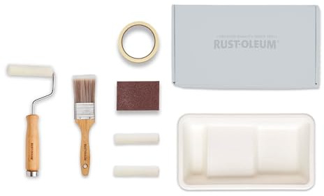 Rust-Oleum Ready to Roll - Eco Paint Kit (Small) - Kitchen Tile Gloss Pastel Purples