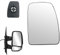 Cristal de Espejo, Retrovisor Exterior para RENAULT MASTER III/OP EL MOVANO B/NISS-AN NV400，Térmico，Derecho