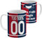 StudioPixelStore Tazza Personalizzata – Idea Regali Personalizzati – Mug Personalizzabile con Squadre del Campionato Italiano – Tazze in Ceramica per la Colazione – (Tifosi Bologna)