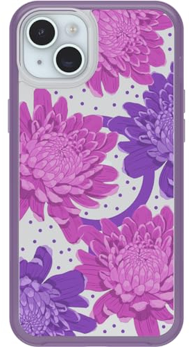 OtterBox Symmetry Clear MagSafe Case for Apple iPhone 15 Plus/iPhone 14 Plus, Shockproof, Drop proof, Protective Thin Case, 3x Tested to Military Standard, Papercut Flowers